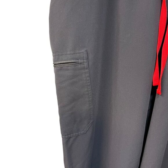 Figs High Waisted Yola Skinny Scrub Pants Medical Scrubs Pockets 3XL Tall Gray - Picture 5 of 10